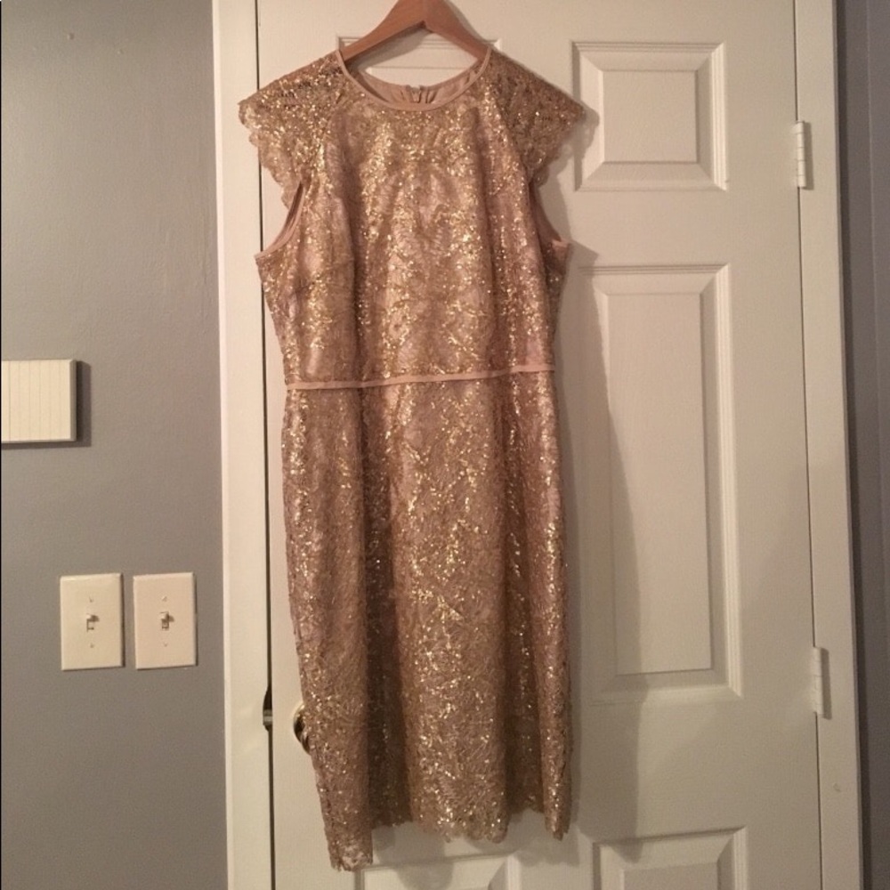 Gold party dress!
